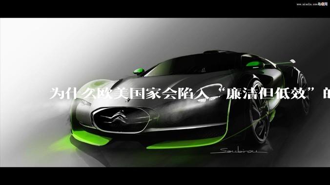 为什么欧美国家会陷入“廉洁但低效”的诡异状态？