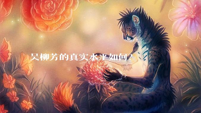 吴柳芳的真实水平如何？